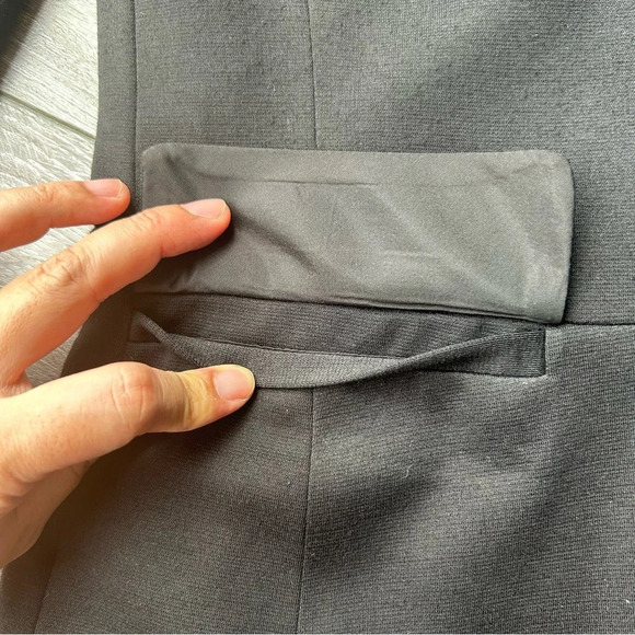 Tobias Black Military Style Button Down  Fitted Blazer - Picture 13 of 16